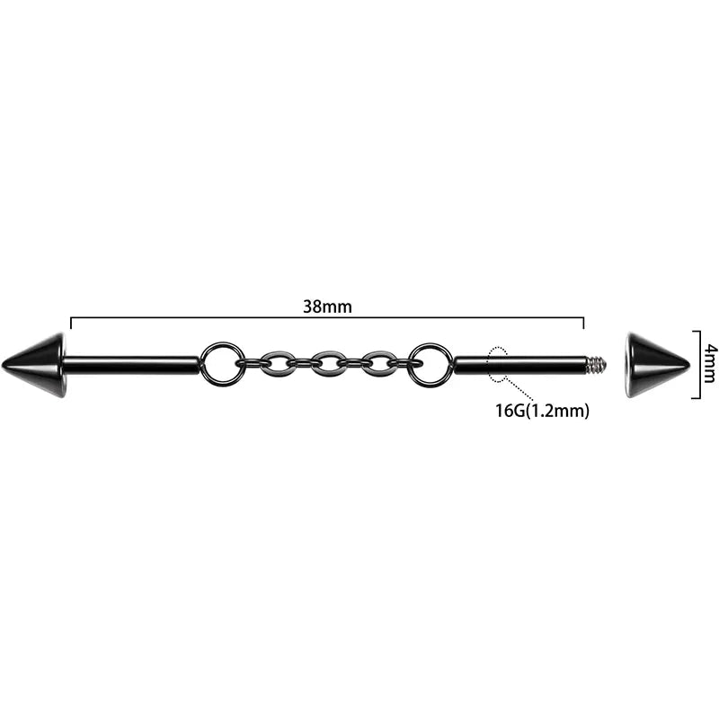 316L Chain Double Arrow Industrial Bar 1.2*8*4*4