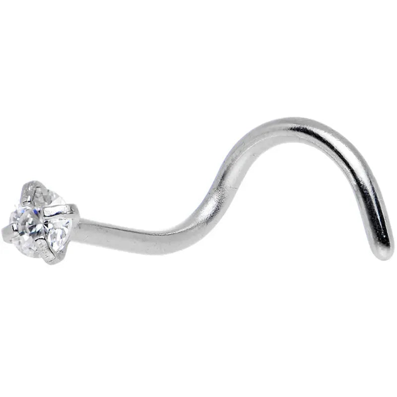 20G Radiant CZ Nose Screw