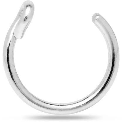 925 Sterling Silver Clip-On Fake Nose Ring