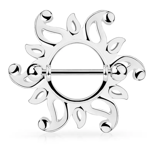 Elegant Classic Sun Nipple Bar Shield