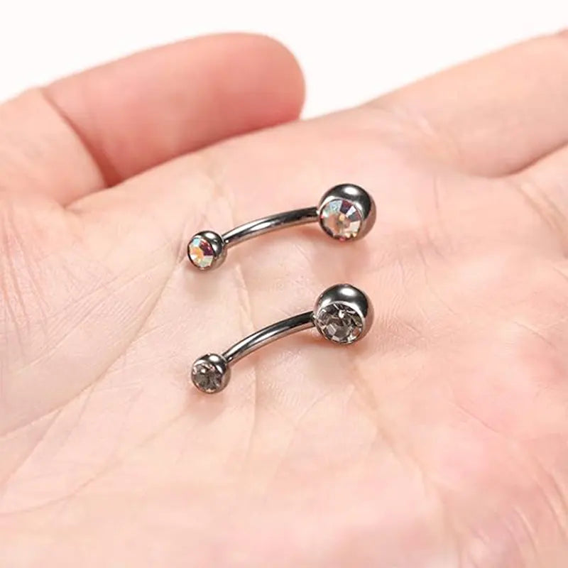 Titanium 14G 3/8" 10mm Belly Button Barbell