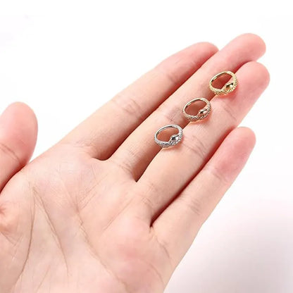 16G Snake Shape Medical Steel Nose Ring Earrings