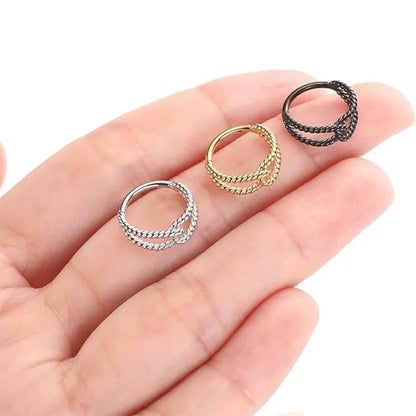 16G 316L Twist Knot Open Ring