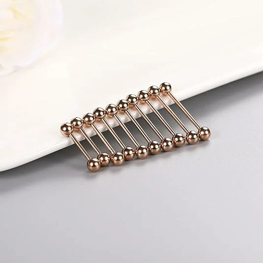 GAGABODY 14G Nipple Piercings 12mm Nipple Rings 14mm Nipple Jewelry 16mm Nipple Rings for Women 18mm Surgical Steel Screw Nipplerings Tongue Barbell Rose Gold 20mm Barbells Piercing Jewelry