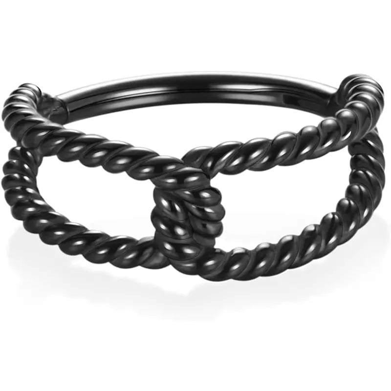 16G 316L Twist Knot Open Ring