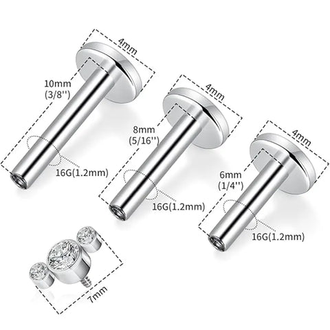 G23/Zircon Head+1.2*6/8/10/Base/Silver