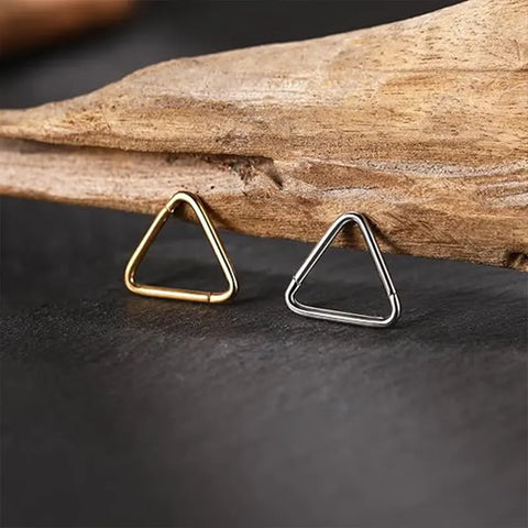 316L Triangle Open Ring 1.2*8