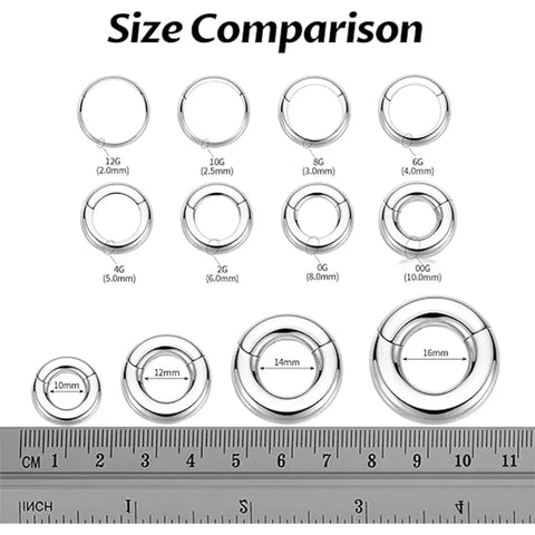 316L Basic Open Ring 8.0*14