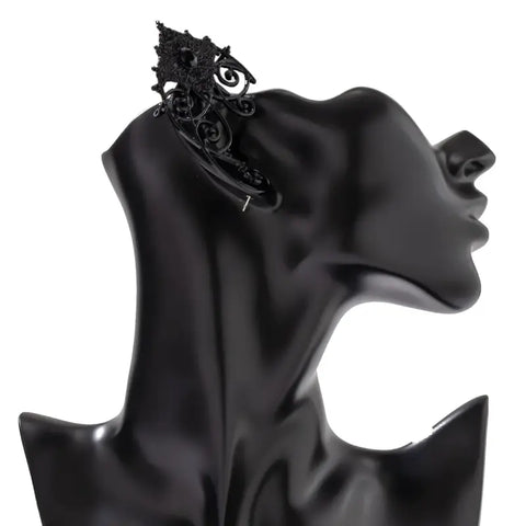 Vintage Gothic Elf Ear Cuff – Halloween Piercing Jewelry